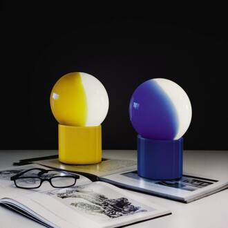 Martinelli Luce Pulce tafellamp, blauw blauw, opaal