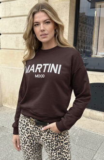 Martini Mood Sweater Choco Bruin