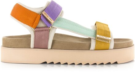 Maruti Beau sandalen met klittenband plateau sandalen dames Print / Multi - 37