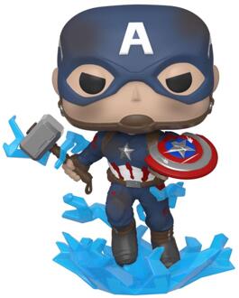 Marvel #573: Captain America with with broken Shield and Mjolnir (Avengers: Endgame) Pop