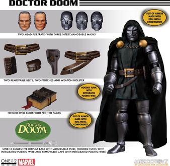 Marvel Action Figure 1/12 Doctor Doom 17 cm