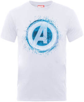 Marvel Avengers Assemble Glowing Logo T-shirt - Wit - M