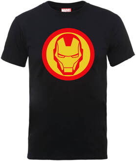 Marvel Avengers Assemble Iron Man Symbool T-shirt - Zwart - M