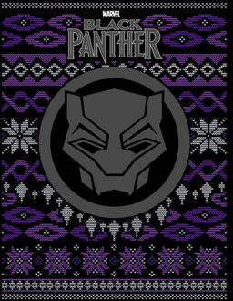 Marvel Avengers Black Panther Dames kerst T-shirt - Zwart - 3XL