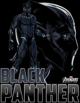 Marvel Avengers Black Panther T-shirt - Zwart - 3XL