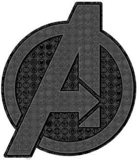 Marvel Avengers: Endgame Iconic Logo heren t-shirt - Wit - S