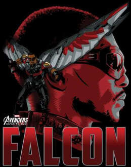 Marvel Avengers Falcon T-shirt - Zwart - 3XL