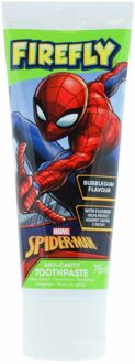 Marvel Avengers FireFly - Spiderman Tandpasta - 75ml - Bubble Gum Smaak