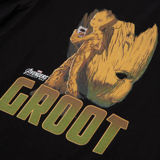 Marvel Avengers Groot T-shirt - Zwart - 3XL