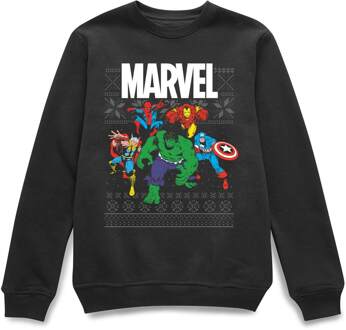 Marvel Avengers Group kersttrui - Zwart - M