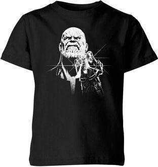 Marvel Avengers Infinity War Fierce Thanos Kinder T-shirt - Zwart - 110/116 (5-6 jaar) - S