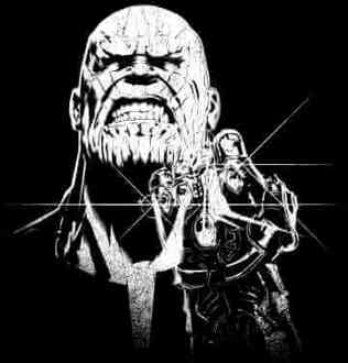 Marvel Avengers Infinity War Fierce Thanos T-shirt - Zwart - 3XL