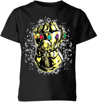 Marvel Avengers Infinity War Fist Comic Kinder T-shirt - Zwart - 122/128 (7-8 jaar) - M