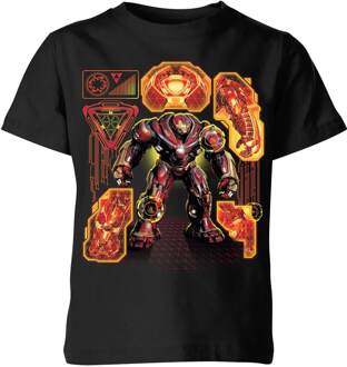 Marvel Avengers Infinity War Hulkbuster Kinder T-shirt - Zwart - 110/116 (5-6 jaar) - S