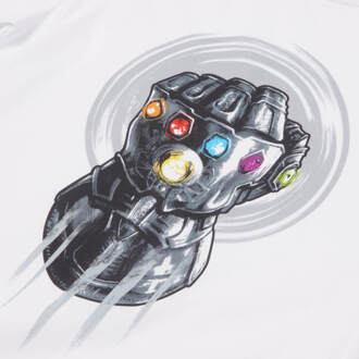Marvel Avengers Infinity War Thanos Infinite Power Fist T-shirt - Wit - 3XL