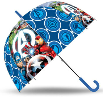 Marvel Avengers paraplu - voor kinderen - blauw - D71 cm - Paraplu's