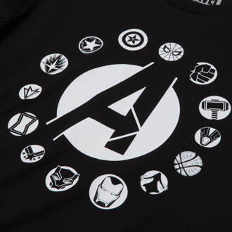 Marvel Avengers Team Logo T-shirt - Zwart - 4XL