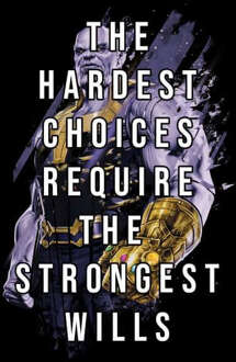 Marvel Avengers The Strongest Will T-shirt - Zwart - 3XL