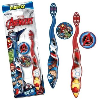 Marvel Avengers Toothbrush Gift Set Of Toothbrush 2 Pcs And Case 2 Pcs 2.0ks