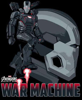 Marvel Avengers War Machine T-shirt - Zwart - 4XL