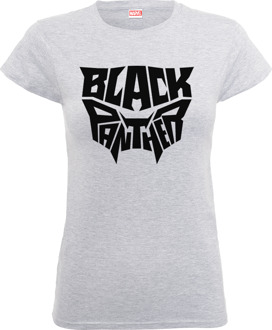 Marvel Black Panther Embleem Dames T-shirt - Grijs - S