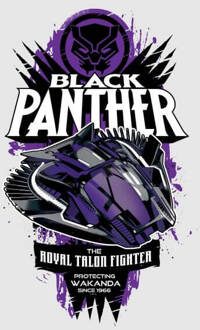 Marvel Black Panther The Royal Talon Fighter Badge Women's T-Shirt - Grey - 3XL Grijs