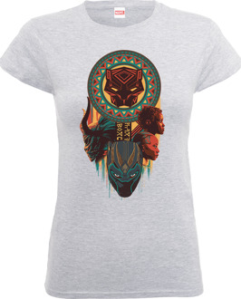 Marvel Black Panther Totem Dames T-shirt - Grijs - L