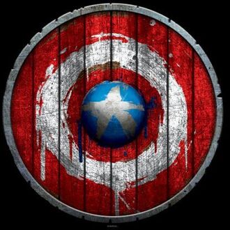 Marvel Captain America Wooden Shield dames t-shirt - Zwart - 3XL