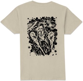 Marvel Captain Marvel Linocut Unisex T-Shirt - Cream - XL Crème