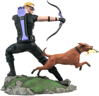 Marvel Comic Gallery PVC Statue Hawkeye with Pizza Dog 23 cm