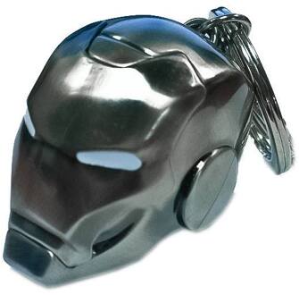 Marvel Comics Metal Keychain Iron Man Helmet Mark II
