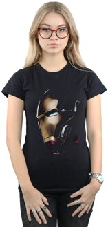 Marvel Dames/Dames Avengers Endgame Avenge The Fallen Iron Man Katoenen T-Shirt (Zwart)