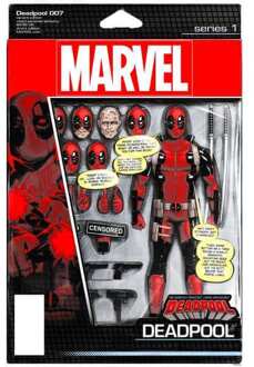Marvel Deadpool Action Figure Dames Trui - Wit - L - Wit
