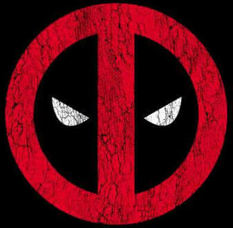 Marvel Deadpool Gebarsten Logo Trui - Zwart - L