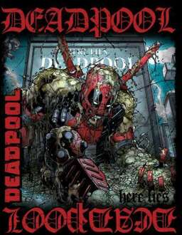 Marvel Deadpool Here Lies Deadpool Dames Trui - Zwart - 5XL - Zwart