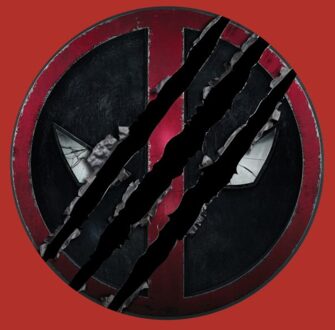 Marvel Deadpool Logo Unisex T-Shirt - Red - M Rood