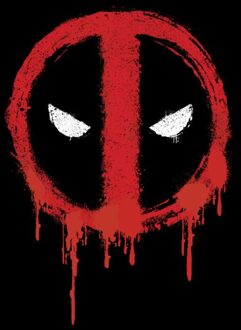 Marvel Deadpool Mask Splat Unisex T-Shirt - Black - XS Zwart