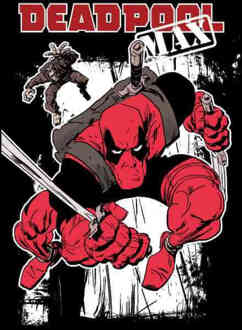 Marvel Deadpool Max T-shirt - Zwart - 3XL