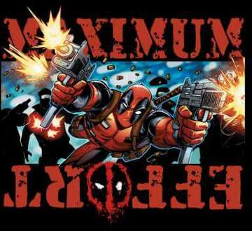 Marvel Deadpool Maximum Effort Trui - Zwart - XL - Zwart