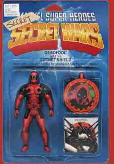 Marvel Deadpool Secret Wars Action Figure T-shirt - Rood - S - Rood