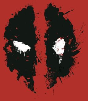 Marvel Deadpool Splat Face T-Shirt - Rood - XXL