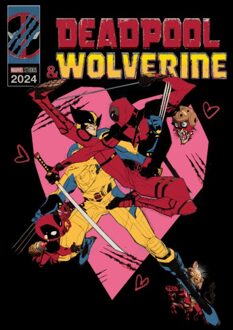 Marvel Deadpool True Love Unisex T-Shirt - Black - 4XL Zwart