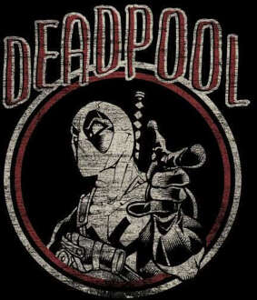 Marvel Deadpool Vintage Circle Dames Trui - Zwart - L - Zwart