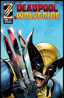 Marvel Deadpool Wolverine Reflection Unisex T-Shirt - Black - 4XL Zwart