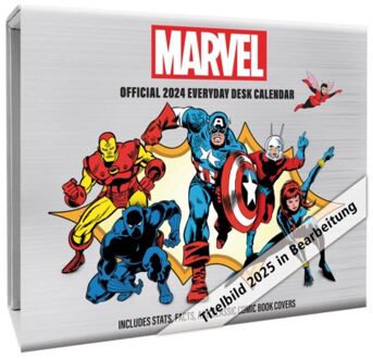 Marvel Desk Block Calendar 2025 - Tagesabreißkalender (Browntrout) - Danilo Promotions Ltd