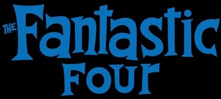 Marvel Fantastic Four Classic Logo Unisex T-Shirt - Black - M Zwart