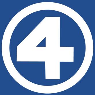 Marvel Fantastic Four Classic Symbol Unisex T-Shirt - Blue - XL Blauw