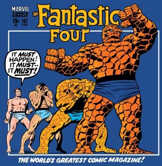 Marvel Fantastic Four Transformation Unisex T-Shirt - Blue - XXL Blauw