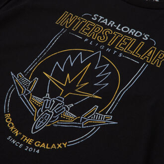 Marvel Guardians Of The Galaxy Interstellar Flights Men's T-Shirt - Black - 3XL Zwart