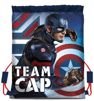 Marvel Gymtas Captain America 42 x 31 cm blauw